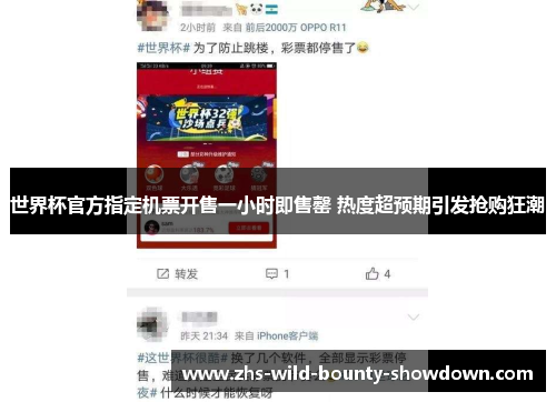 世界杯官方指定机票开售一小时即售罄 热度超预期引发抢购狂潮